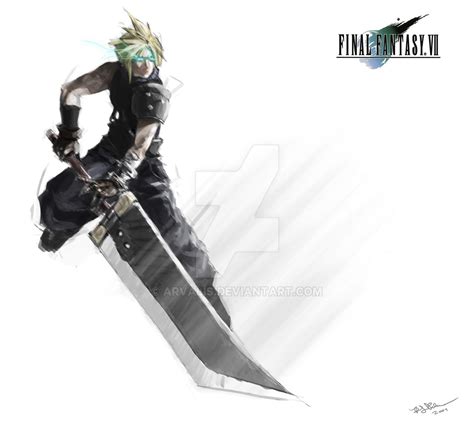 Cloud Strife Unleashed By Arvalis On Deviantart