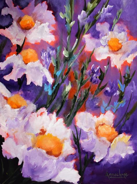 Daily Painters Abstract Gallery Contemporary Floral Fine Art Painting
