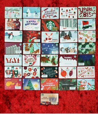 Maybe you would like to learn more about one of these? 100's of GIFT CARDS: 36 Card Set 2020 Starbucks Christmas Holiday - Hanukkah | eBay