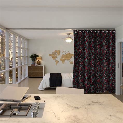 When hanging a curtain room divider from a drop ceiling, curtains can be hung in a number of ways, including hanging curtain rods, a pulley system or curtain track system. RoomDividersNow | Ceiling Track Room Divider Kits - For ...