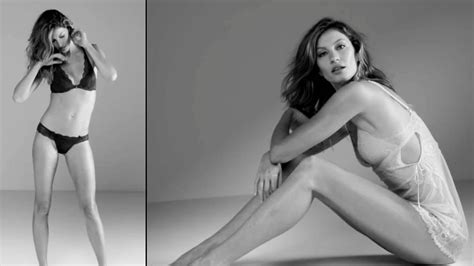 Gisele Bundchen Shows Off Incredible Figure As She Models Lingerie