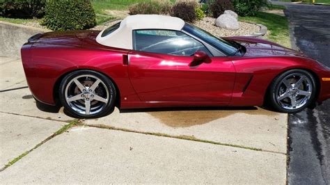 Fs For Sale St Louis 07 C6 Monterey Red And Cashmere Convertible