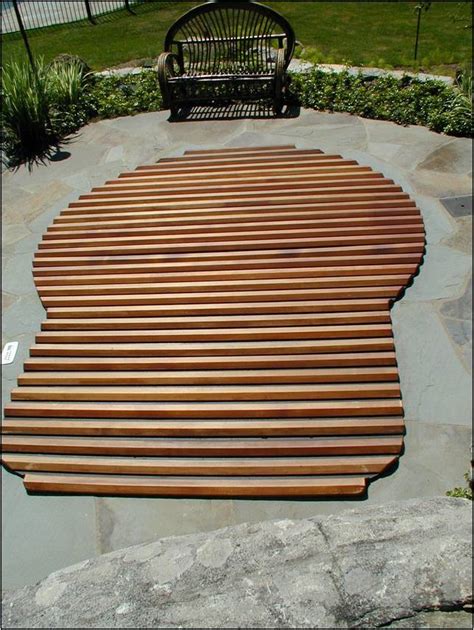 Cedar Roll Up Hot Tub Cover Home Improvement