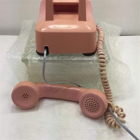 Vintage Pink 1961 Rotary Dial Desk Phone Chairish