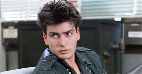 Charlie Sheen Didn T Sleep For Hours To Achieve This Look Charlie