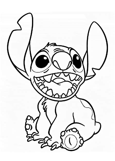 Lilo and stitch coloring pages to download and print for free