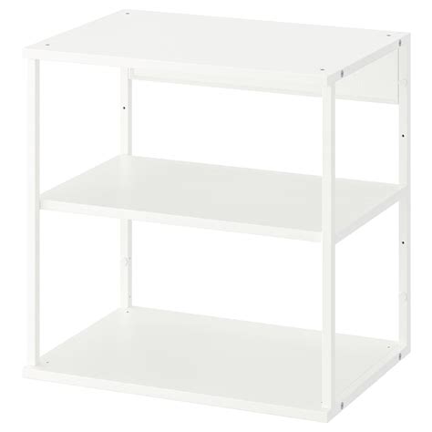 Platsa White Open Shelving Unit 40 Cm Width 60 Cm Height 60 Cm Ikea