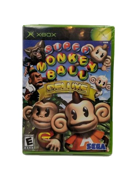 Factory Sealed New Super Monkey Ball Deluxe Microsoft Xbox 2005 Ebay