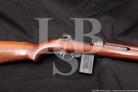 Wwii Underwood M1 M 1 Carbine 30 Cal Semi Automatic Rifle Mfd 1943 C