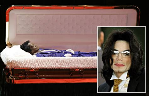 Michael Jackson Dead Body In Casket