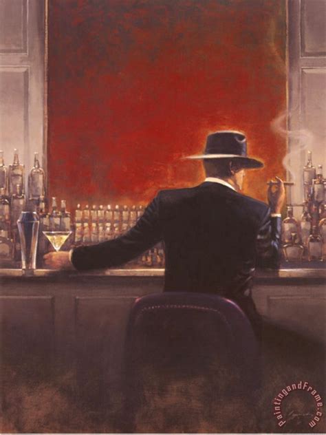 So, we asked our friend, critter, and comic book artist extraordinaire babs tarr. brent lynch Cigar Bar painting - Cigar Bar print for sale