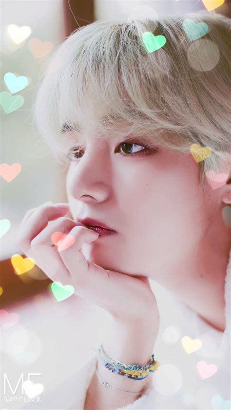 Taehyung Naver X Dispatch White Day Special Lockscreen Wallpapers