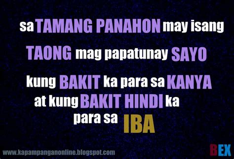 Check spelling or type a new query. Kapampangan Online: Love Quotes 3