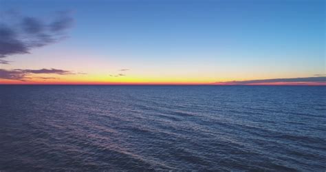 Waters Of Lake Michigan At Daybreak Image Free Stock Photo Public