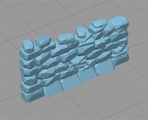 Stone Wall Free 3d Model 3d Printable Cgtrader