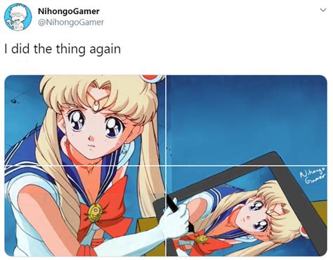 Meta Sailor Moon Redraw Know Your Meme