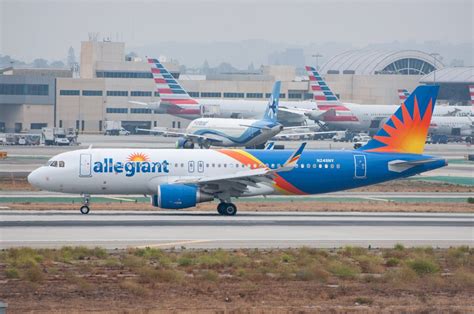 Allegiant A320 214 Wearing The New Livery Arriving At Lax On June 21