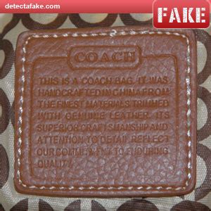 You can always have a look online if you want something to compare it against. How to spot fake: Coach Purses - 5 Steps (With Photos)