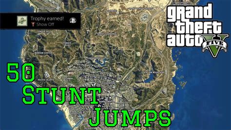 All Stunt Jump Locations Gta 5 Online Youtube