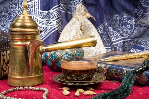 Arabic Coffee In Studio Stock Image Image Of Traditional