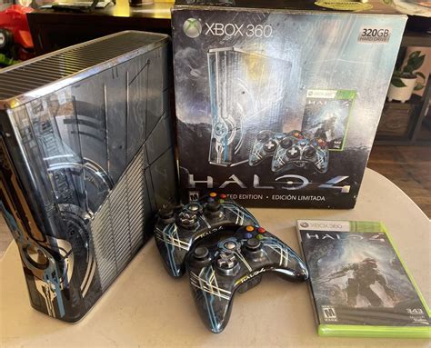 Microsoft Xbox 360 S Halo 4 Limited Esition 320gb W Sealed Halo 4 Copy