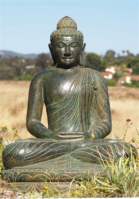 Sold Green Meditating Buddha Statue 32 83ls61 Hindu Gods And Buddha