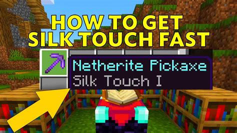 How To Get Silk Touch In Minecraft Hdg