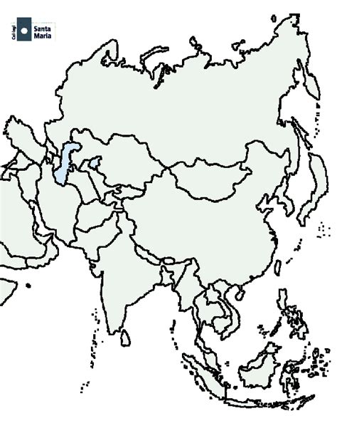 Mapas Mudos Gratis Mapa Mudo De Asia