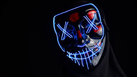 Led Mask 5k Wallpapers Wallpapers Hd