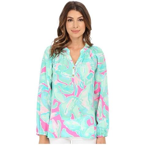 Lilly Pulitzer Elsa Top Womens Blouse 158 Liked On Polyvore