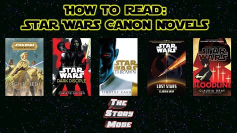 How To Read Star Wars Canon Books The Story Mode Youtube