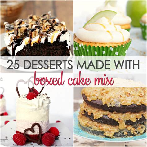 25 desserts made with boxed cake mix it is a keeper