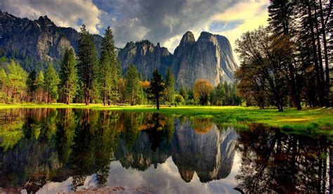 Yosemite Cathedral Rock California National Parks Yosemite