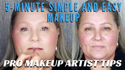 Simple And Easy 5 Minute Makeup For Mature Women Mathias4makeup Youtube