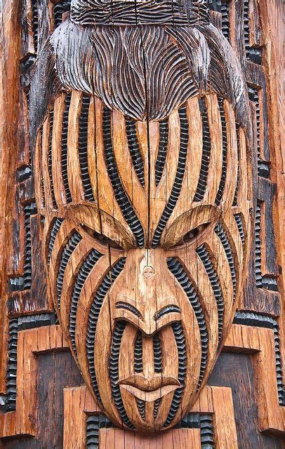 Maori Art Wood Carving Rotorua New Zealand By Stephanieetstephane