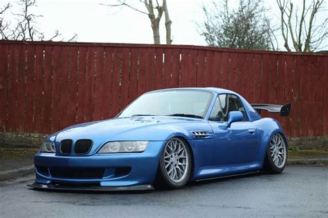 Bmw Z3 M Roadster Blue Slammed Bmw Z3 Bmw Bmw Cars