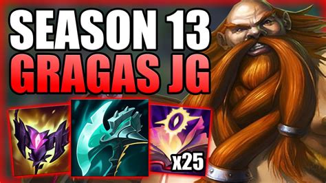 HOW TO PLAY GRAGAS JUNGLE CARRY THE GAME IN S13 Best Build Runes