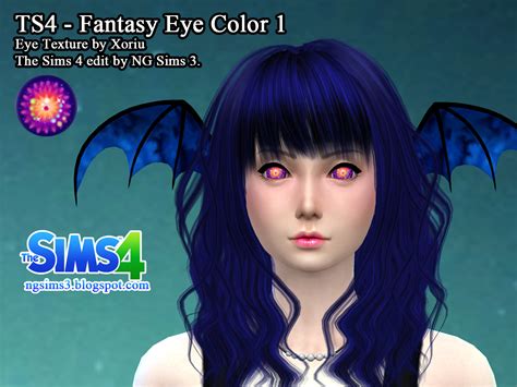 Ng Sims 3 2 Fantasy Eye Color Ts4 Makeup
