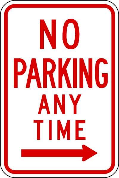 Lyle No Parking Any Time Sign 18 X 12 R7 1r 12ha R7 1r 12ha Zoro