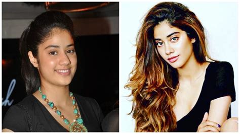 Jhanvi Kapoor Before After Then And Now Bollywood Actresses
