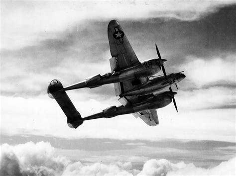 Lockheed P 38 Lightning Named Georgia Peach Ii In Flight Over Panama
