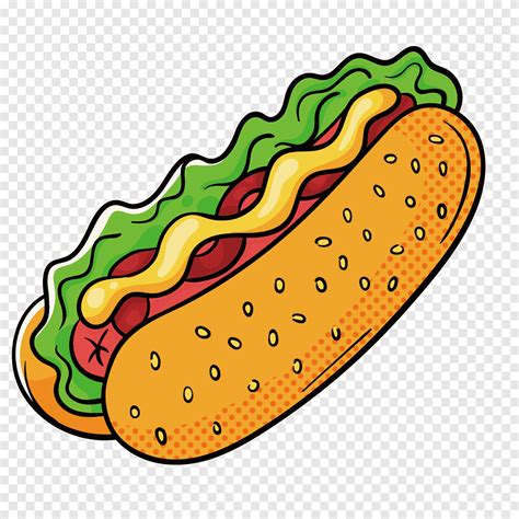 Hamburger Hot Dog Fast Food Drawing Cartoon Hot Dog Cartoon Character