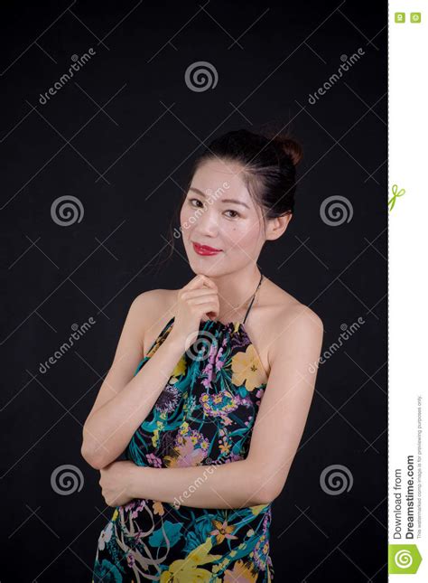Chinese Woman Stock Image Image Of Chinese Cheerful 76437863