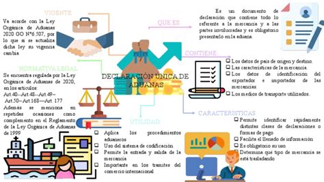Declaracion Unica De Aduanas Mapa Mental Pdf Aduana Business