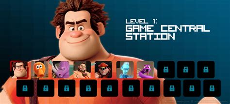 Wreck It Ralph Character Roll Call Level 1 Game Central Station