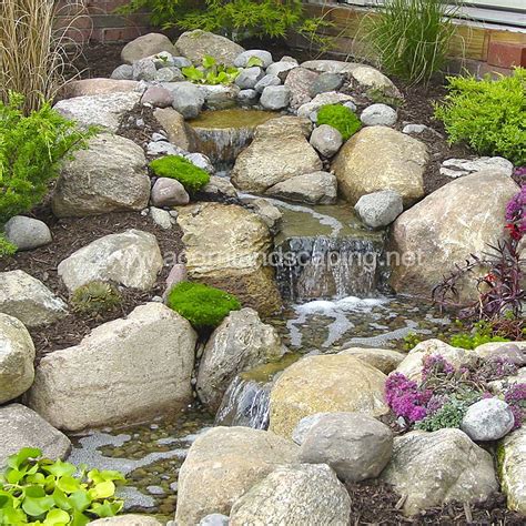 Try your hand at creating an affordable yet striking water feature in a matter of hours! Aquascape Pondless Waterfalls Monroe County Rochester NY by Acorn (With images) | Water features ...