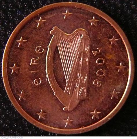 2 Euro Cent 2008 Euro 2002 Present Ireland Coin 24951