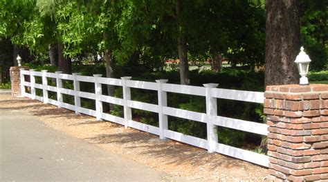 3 Rail Vinyl Fence Arbor Fence Inc A Diamond Certified Company