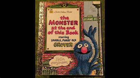 the monster at the end of this book by jon stone read out loud youtube