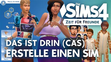 Die Sims 4 Zeit Für Freunde Cas Alle Erstelle Einen Sim Inhalte
